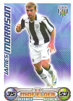 James Morrison West Bromwich Albion 2008/09 Topps Match Attax #319